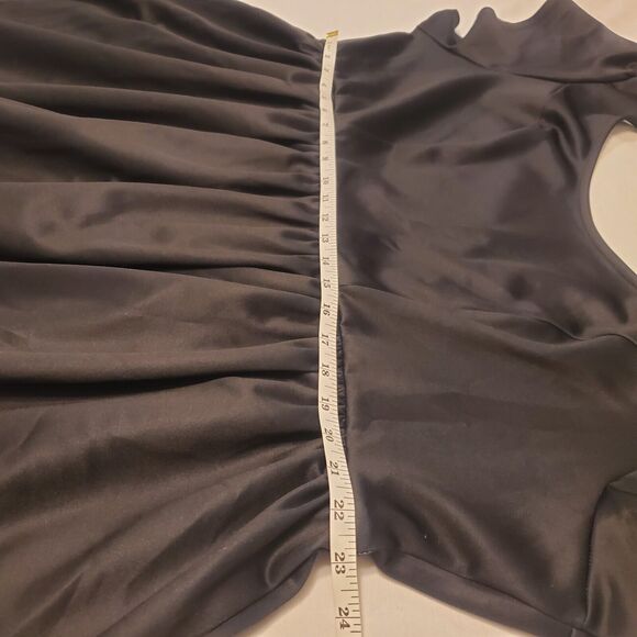 Hot Topic Mushroom Butterfly Border Babydoll Heavy Satin Dress Plus Size 4XL - Picture 8 of 14